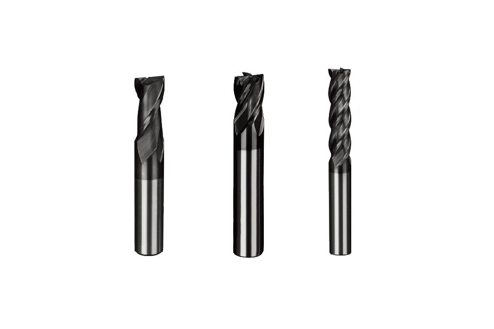 Solid Carbide End Mils (DIN Standard HRC45)